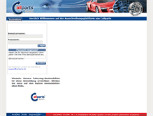 Tablet Screenshot of callbid.callparts.de